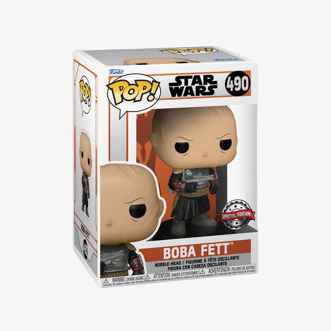  Funko Star Wars: Mandalorian- Boba Fett with Out Helmet Special Edition Unisex Renkli Figür