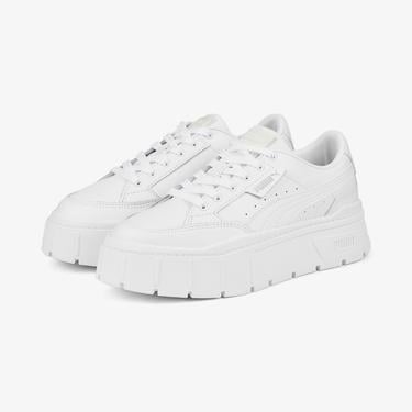  Puma Mayze Stack Kadın Platform Beyaz Spor Ayakkabı
