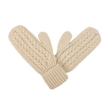  Cabaia Moscow Mule Kadın Krem Rengi Eldiven