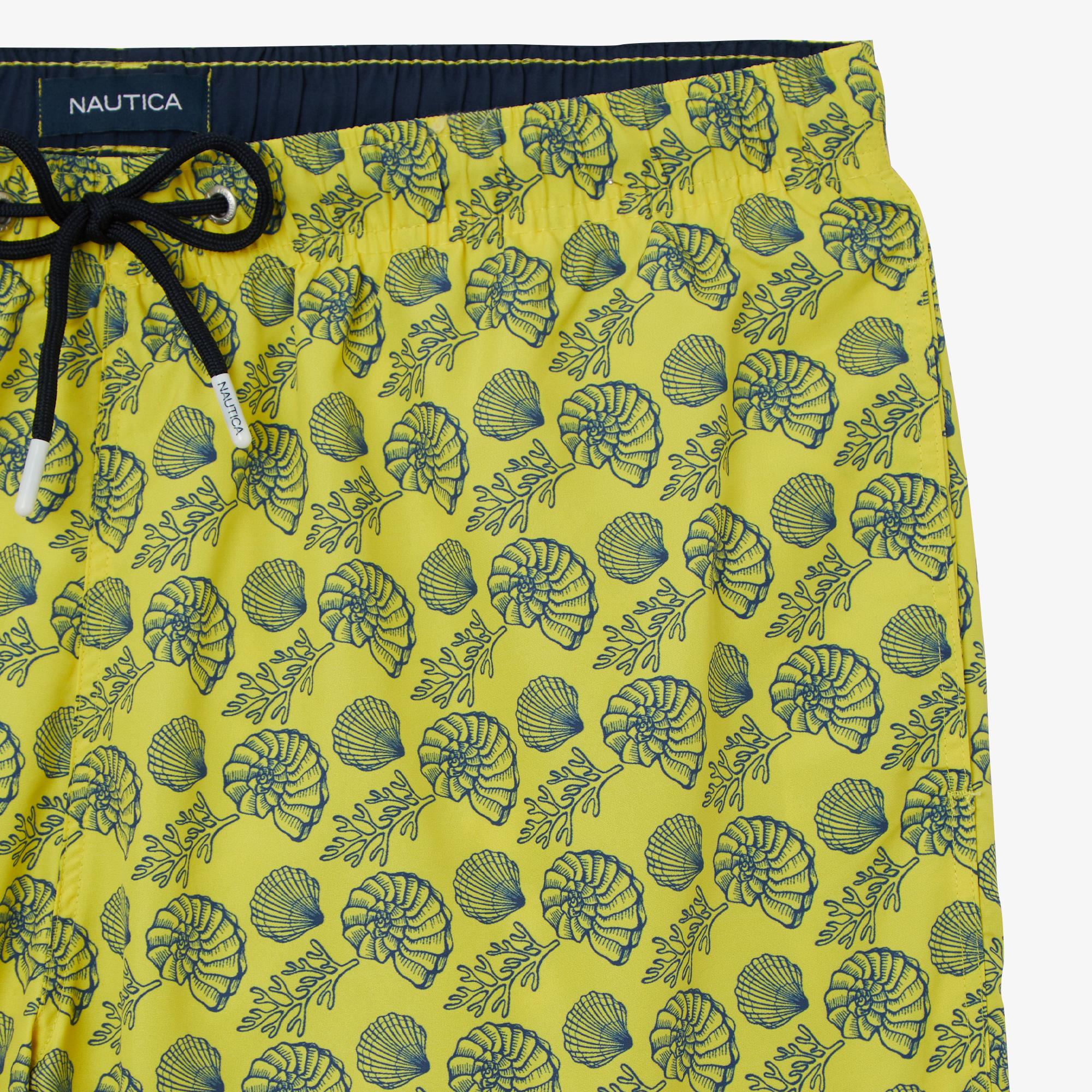 Nautica Erkek Sarı Standart Fit Deniz Şortu