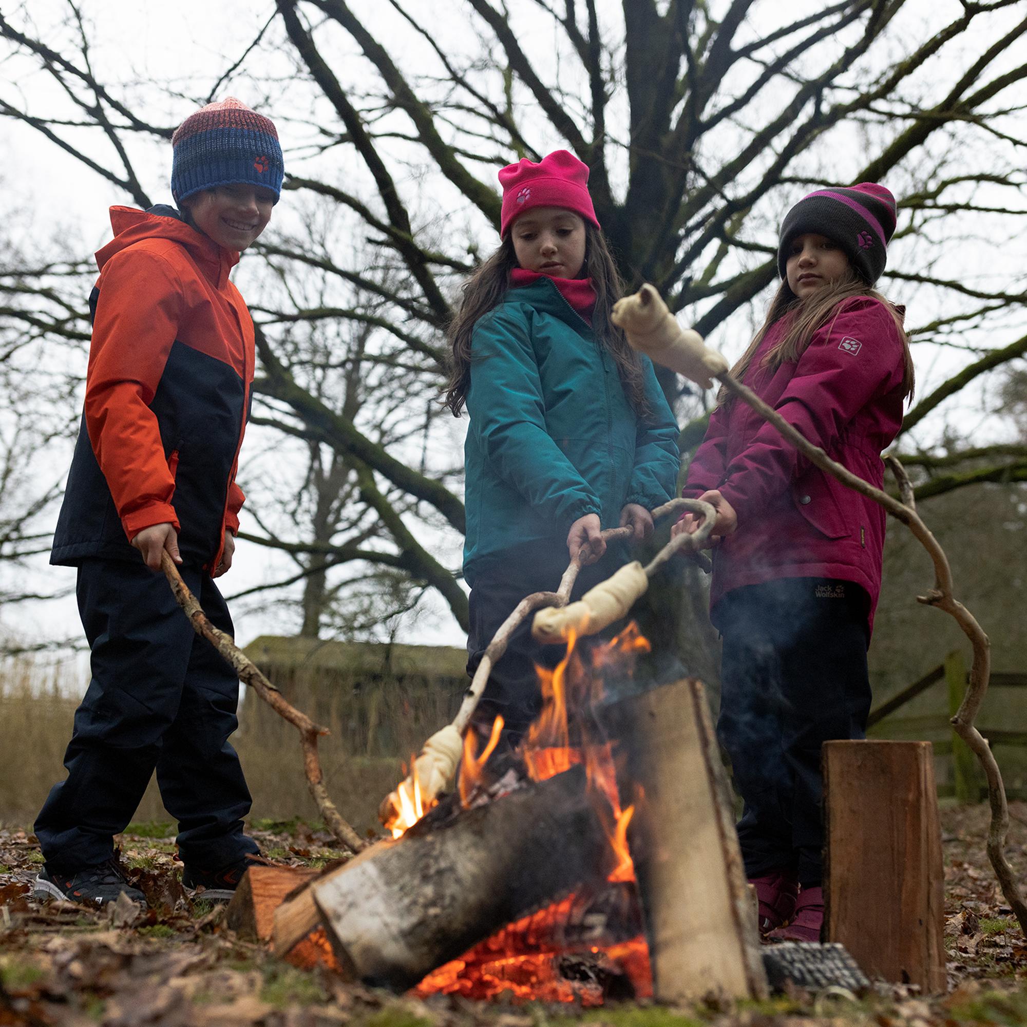 Jack Wolfskin Woodland Wt Texapore High Vc K Unisex Çocuk Mor Bot