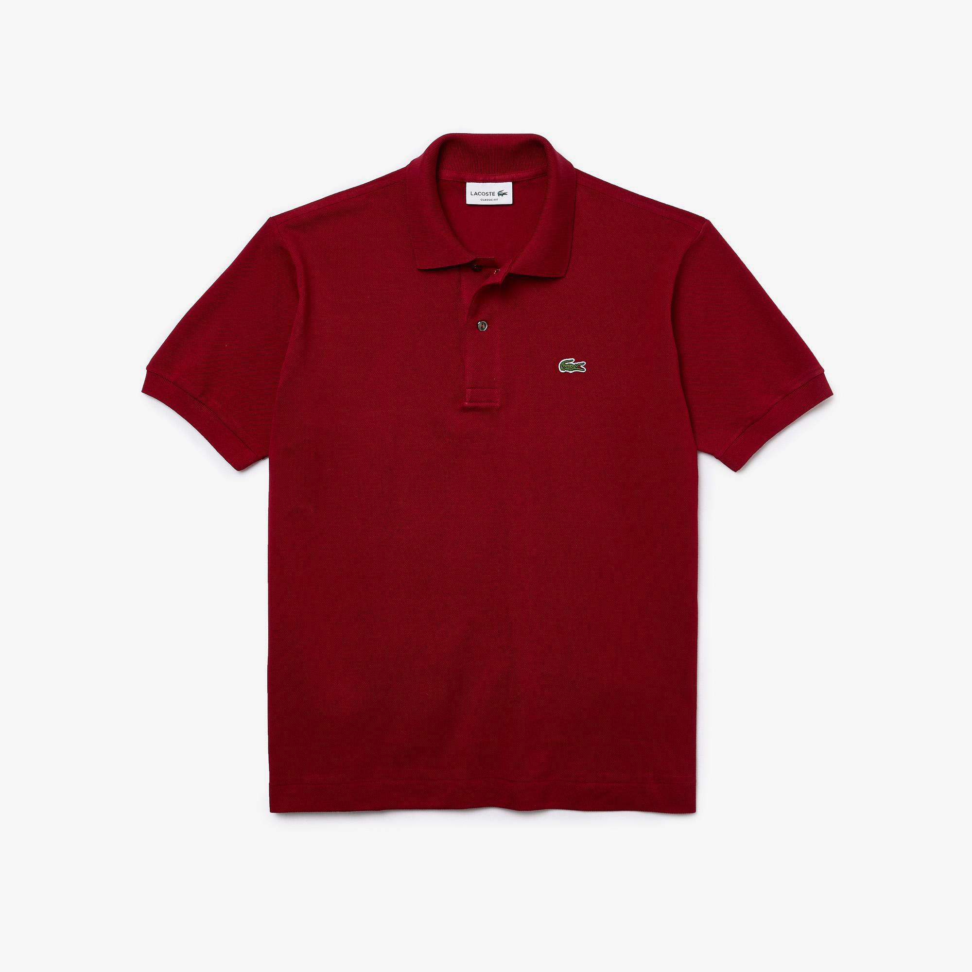 Lacoste L.12.12 Erkek Classic Fit Bordo Polo