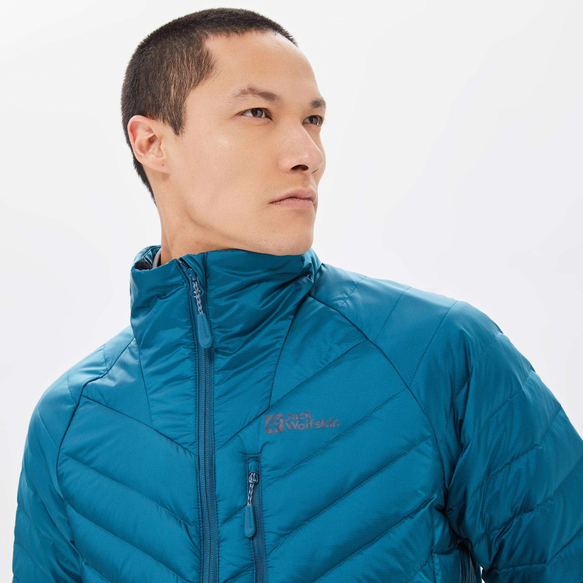 Jack Wolfskin Passamani Down Erkek Mavi Ceket