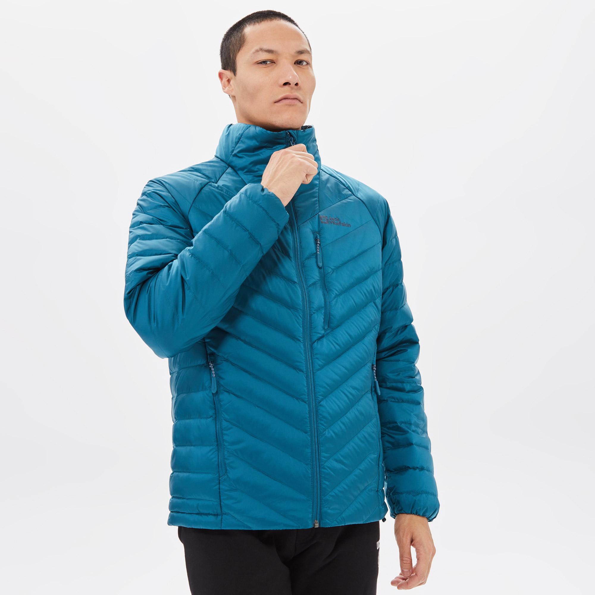 Jack Wolfskin Passamani Down Erkek Mavi Ceket