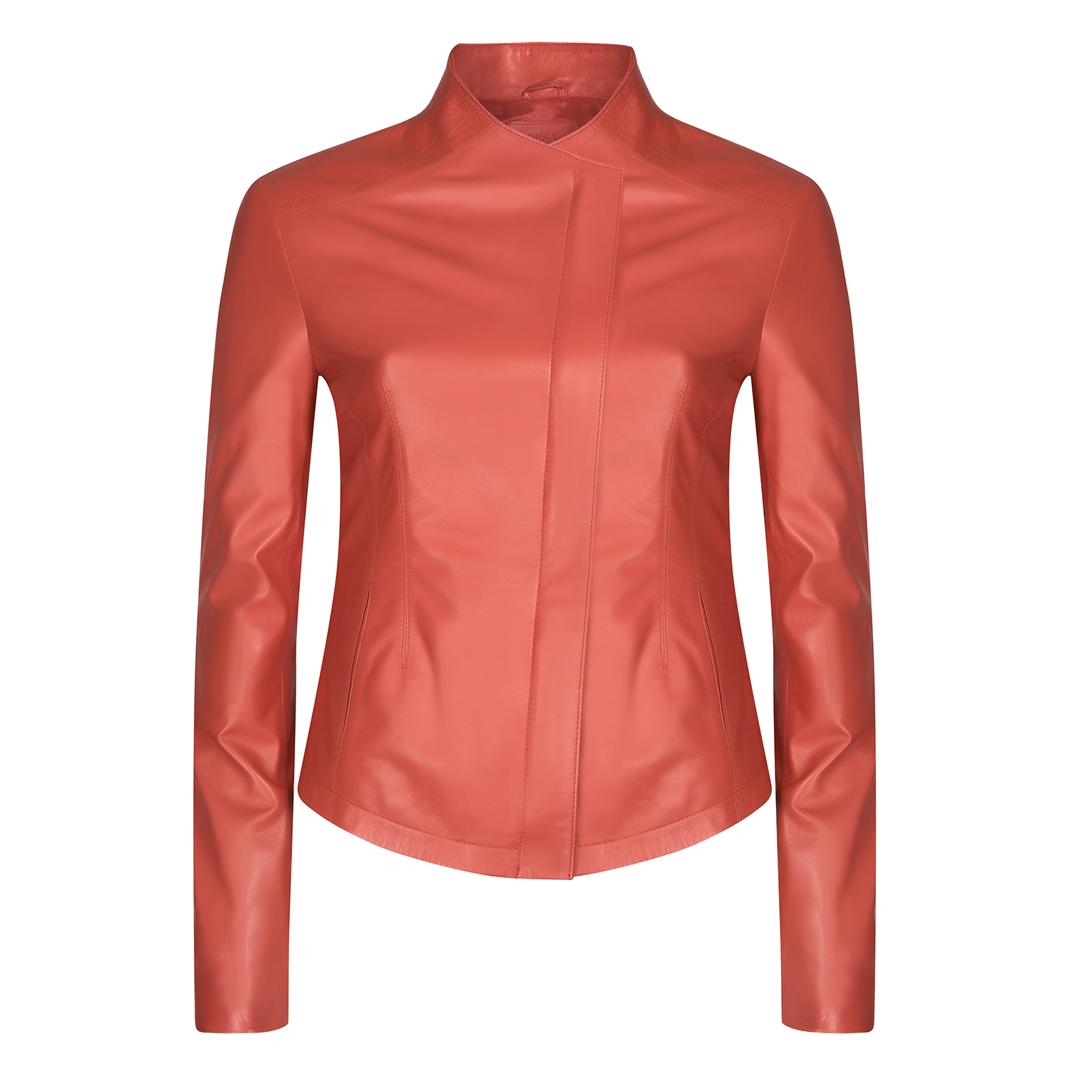  Carel Kırmızı Kadın Deri Ceket