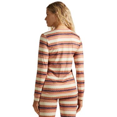  Billabong Warm Up Tech Ls Kadın Turuncu İçlik Üst