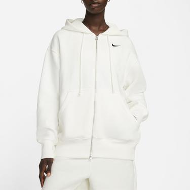  Nike Sportswear Phoenix Fleece Oversize Kadın Beyaz Hoodie Sweatshirt