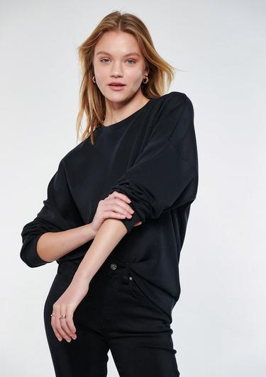  Mavi Lux Touch Siyah Modal Sweatshirt 168837-900
