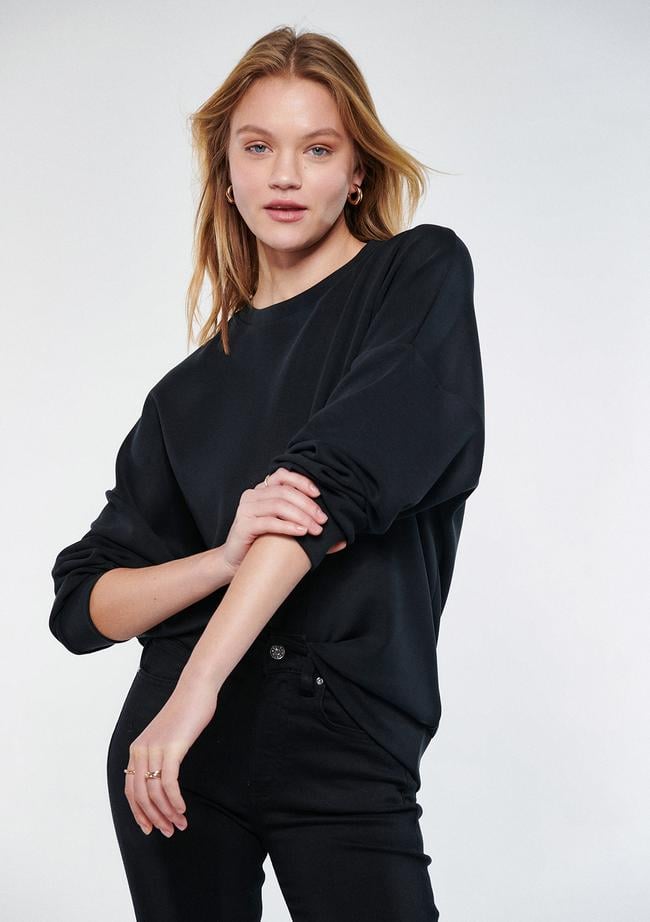  Mavi Lux Touch Siyah Modal Sweatshirt 168837-900