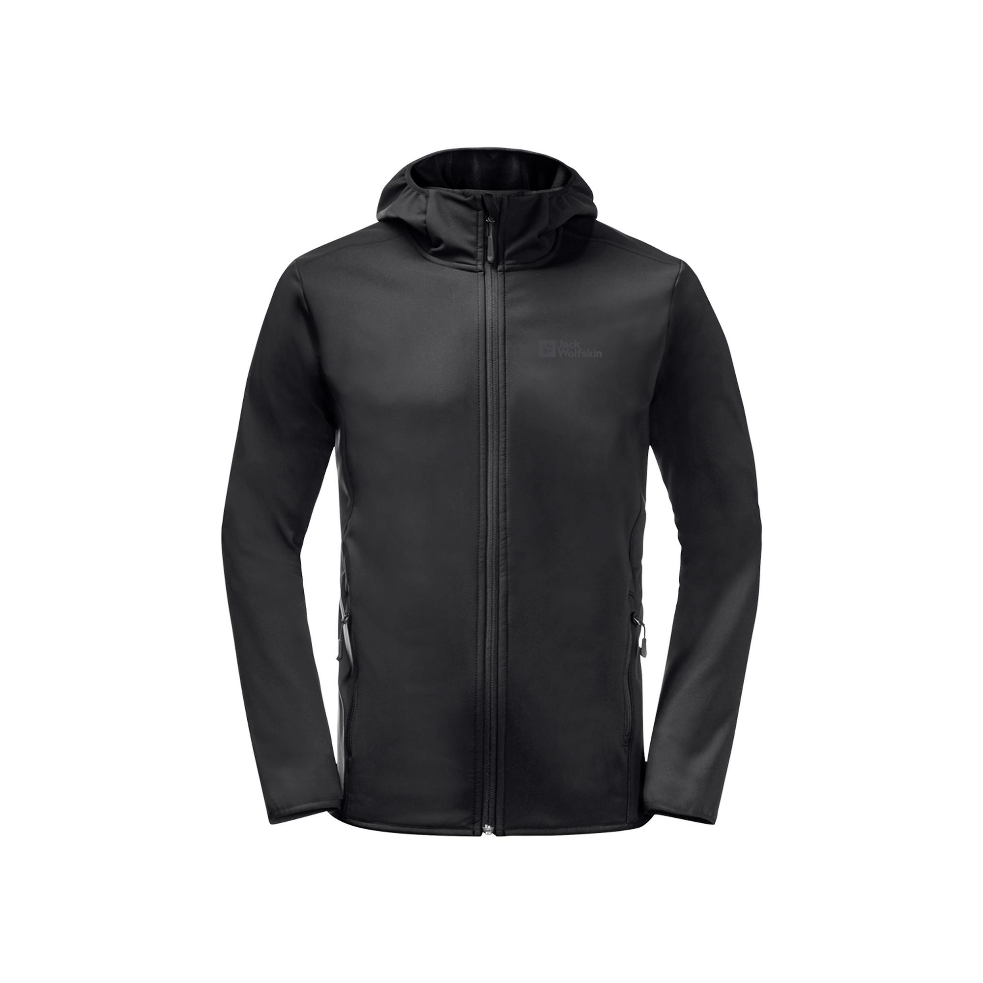 Jack Wolfskin Bornberg Hoody Erkek Siyah Softshell