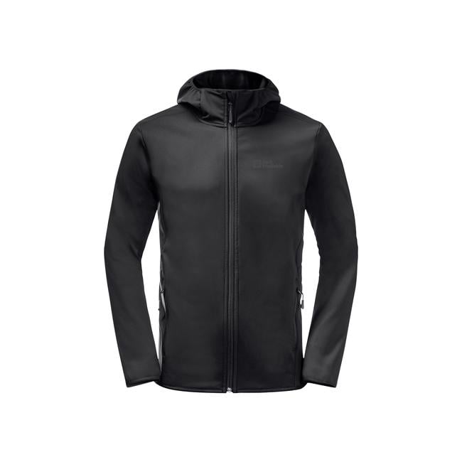  Jack Wolfskin Bornberg Hoody Erkek Siyah Softshell