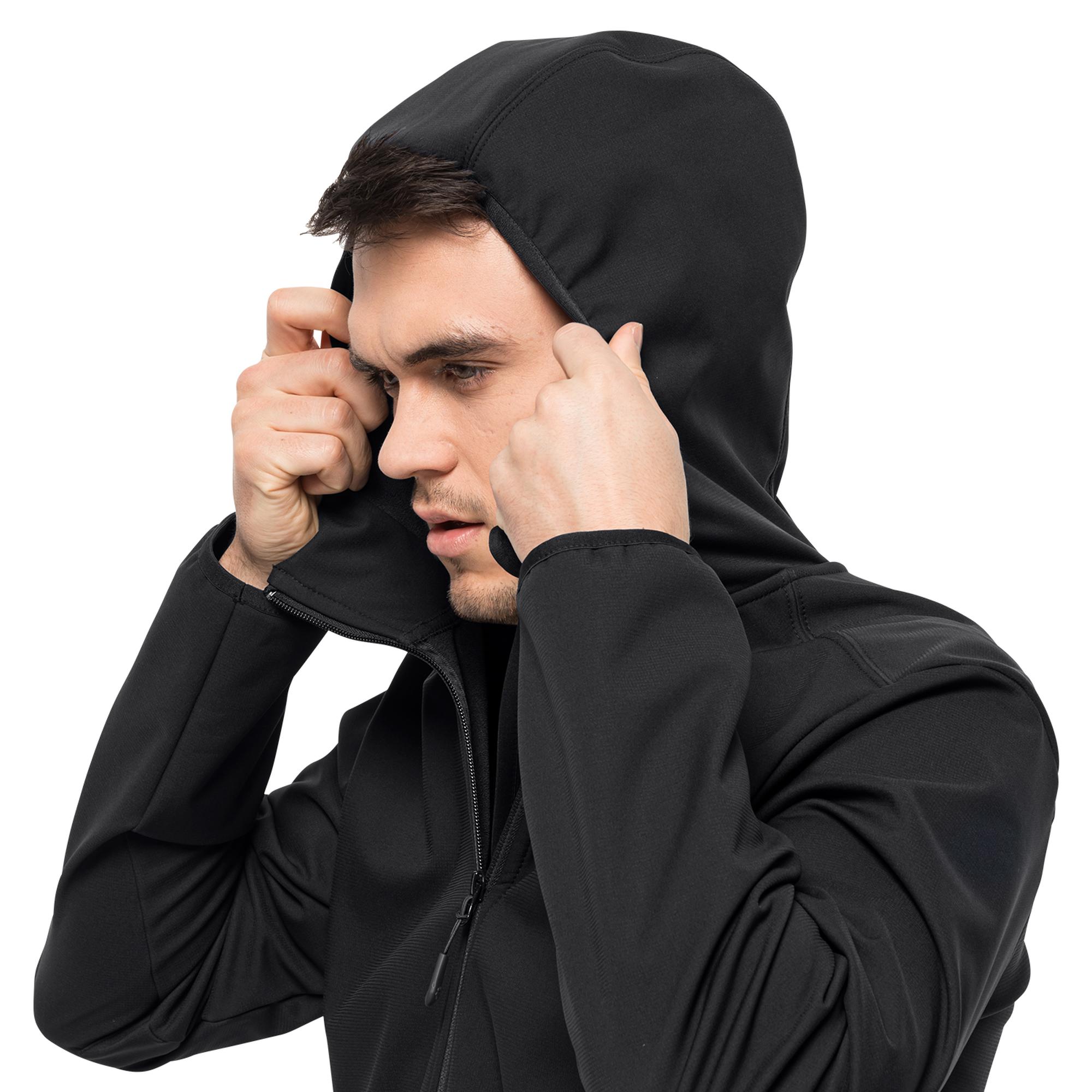 Jack Wolfskin Bornberg Hoody Erkek Siyah Softshell