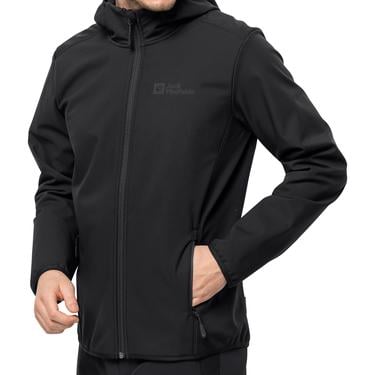  Jack Wolfskin Bornberg Hoody Erkek Siyah Softshell