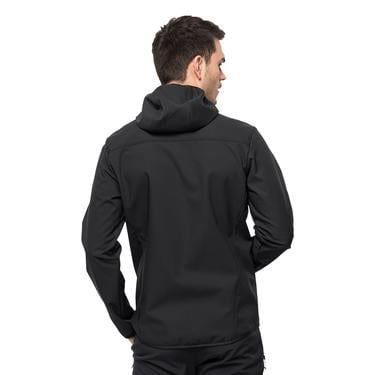  Jack Wolfskin Bornberg Hoody Erkek Siyah Softshell
