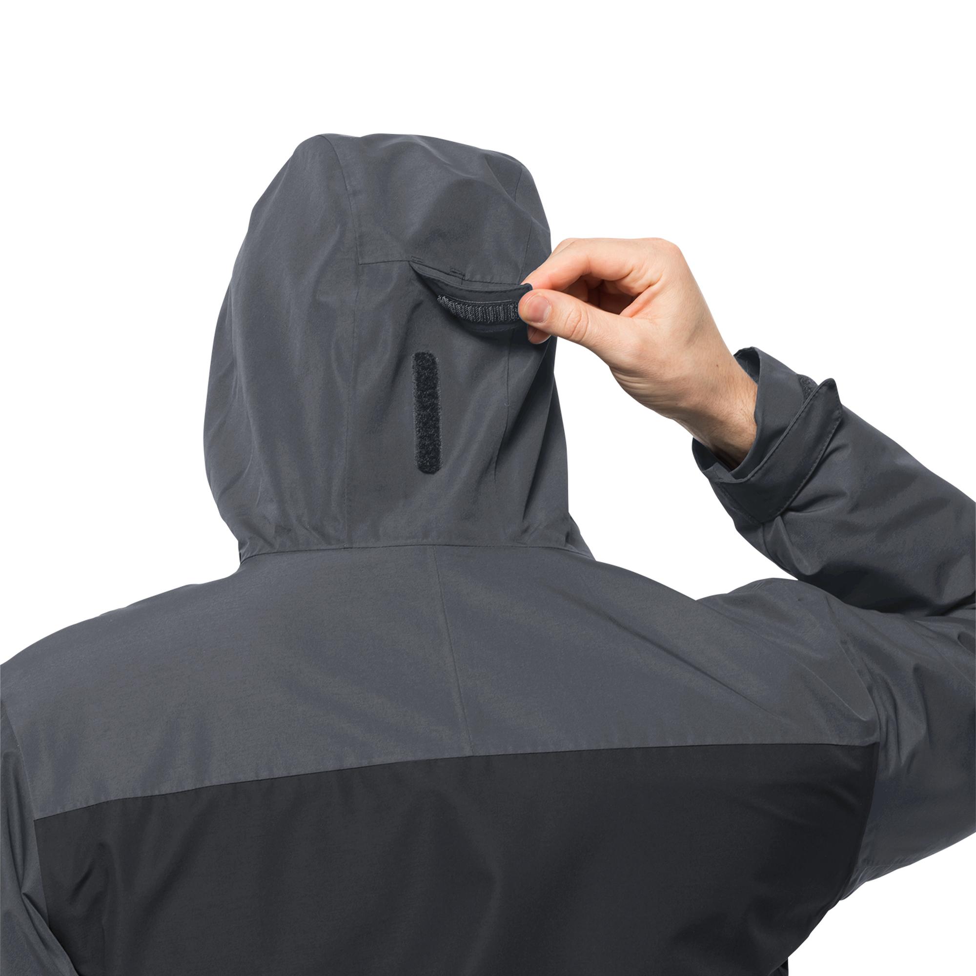 Jack Wolfskin Taubenberg 3in1 Erkek Gri Outdoor Ceketi