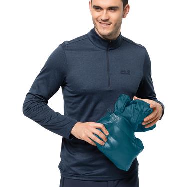 Jack Wolfskin Erkek Outdoor Mont Pack & Go Down Mavi