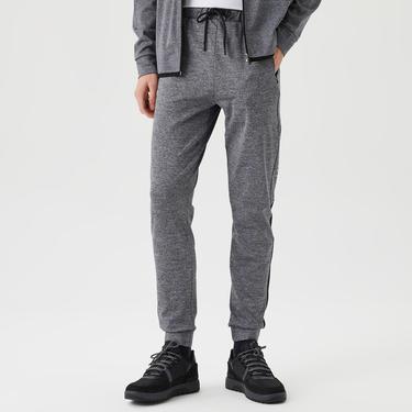  Erkek Slim Fit Gri Eşofman Altı