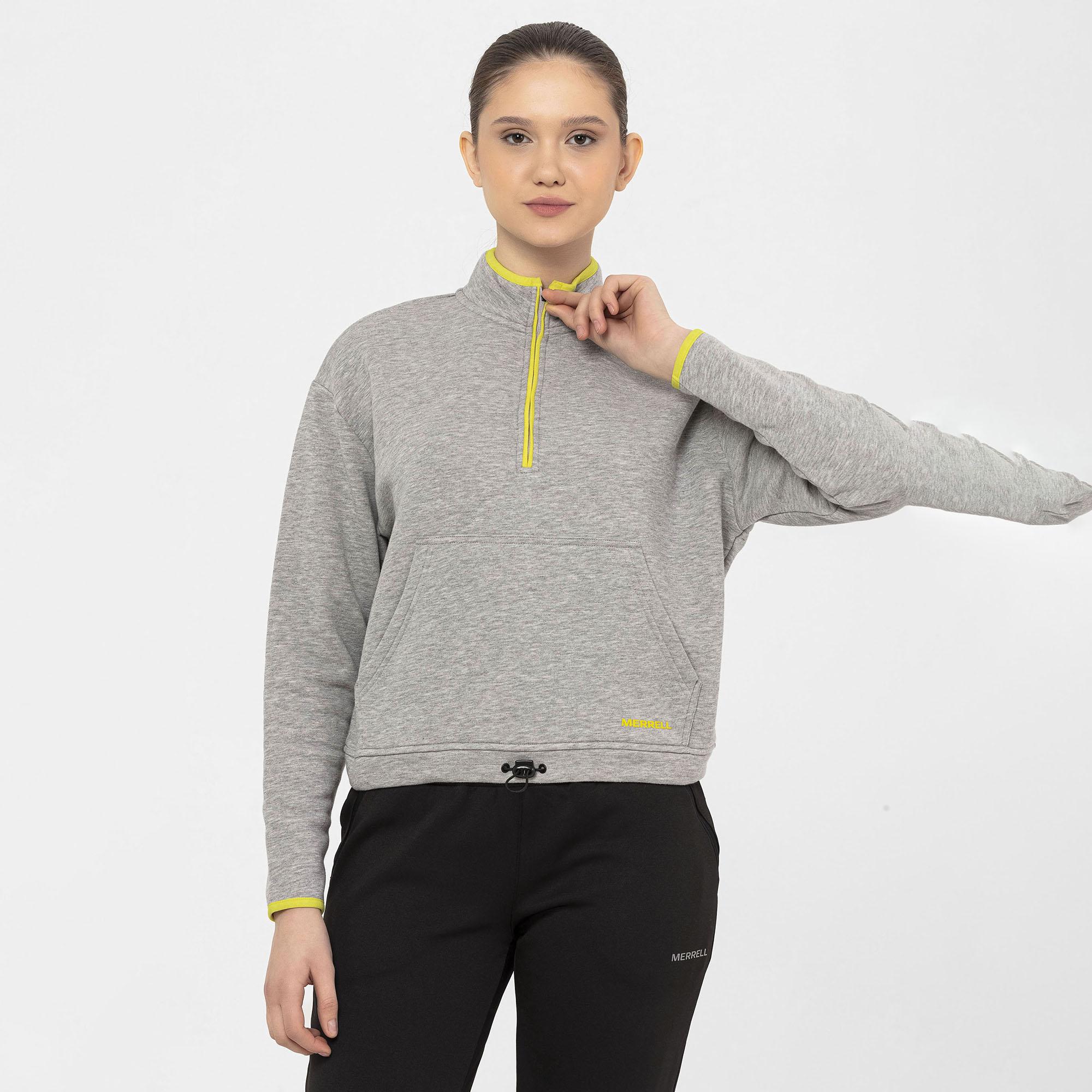 Merrell Sense Kadın Gri Sweatshirt