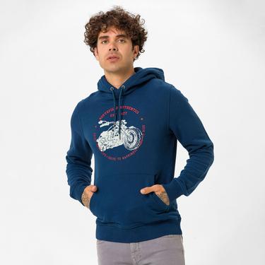  Routefield Harvey Erkek Mavi Sweatshirt