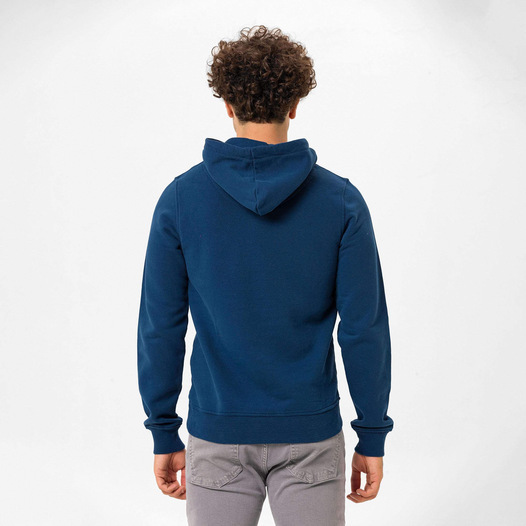 Routefield Harvey Erkek Mavi Sweatshirt