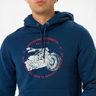 Routefield Harvey Erkek Mavi Sweatshirt