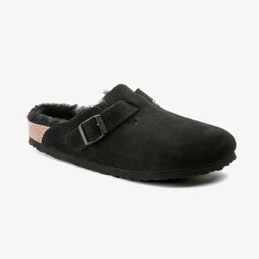  Birkenstock Boston Fell VI Unisex Siyah Terlik