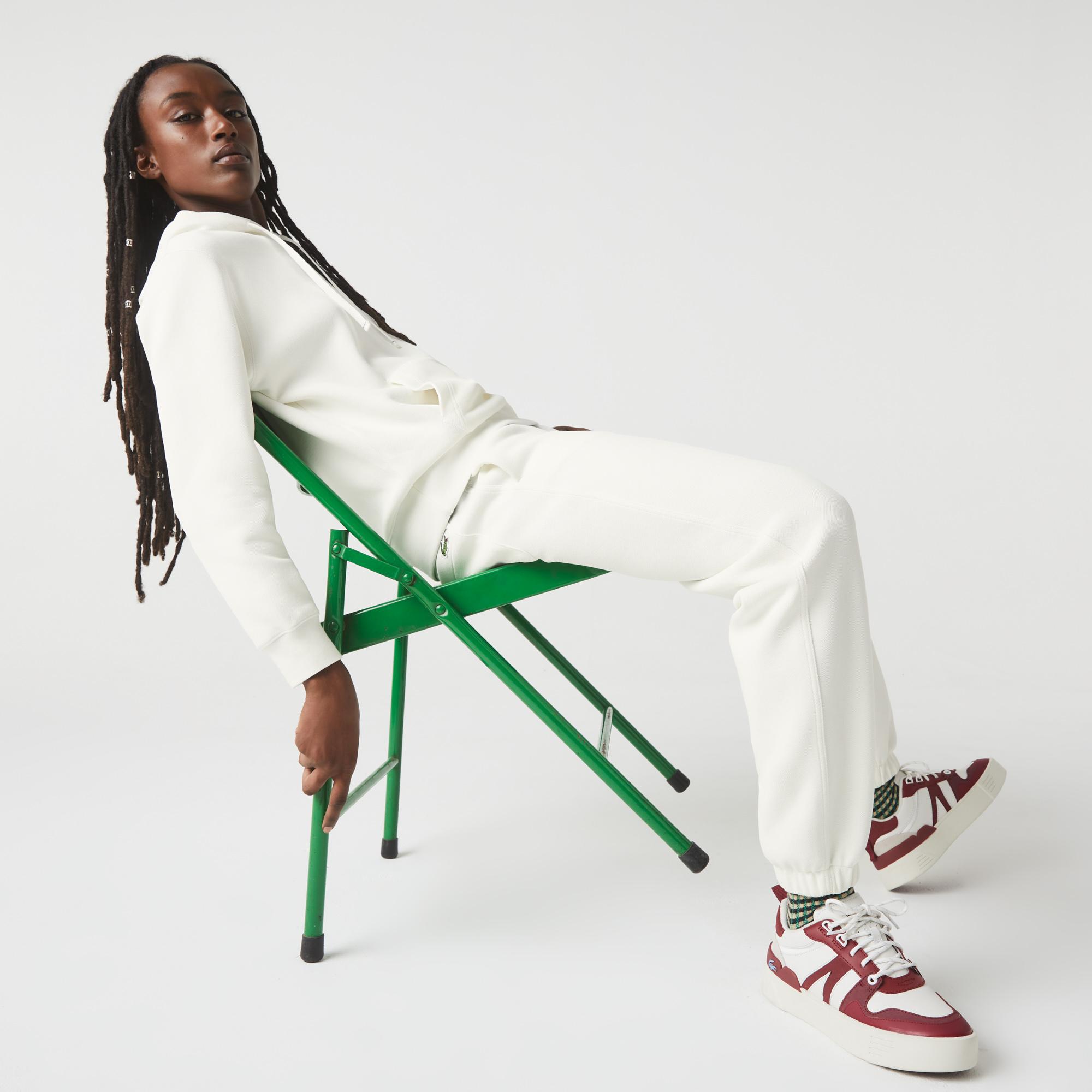 Kadın Regular Fit Beyaz Eşofman Altı