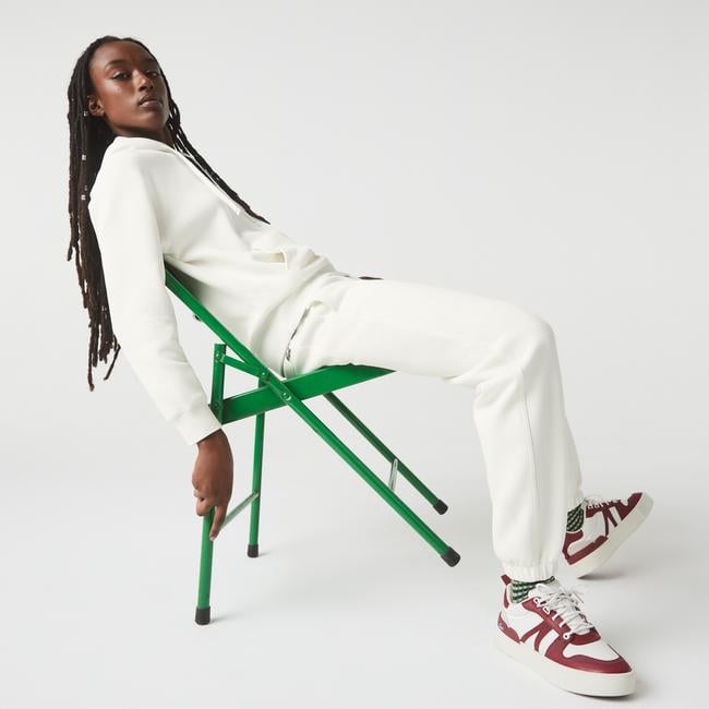  Kadın Regular Fit Beyaz Eşofman Altı