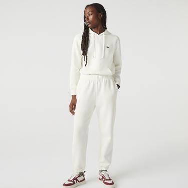  Kadın Regular Fit Beyaz Eşofman Altı