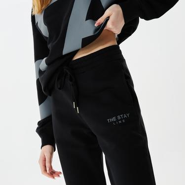  The Stay Line Veerlie Kadın Siyah Eşofman Altı