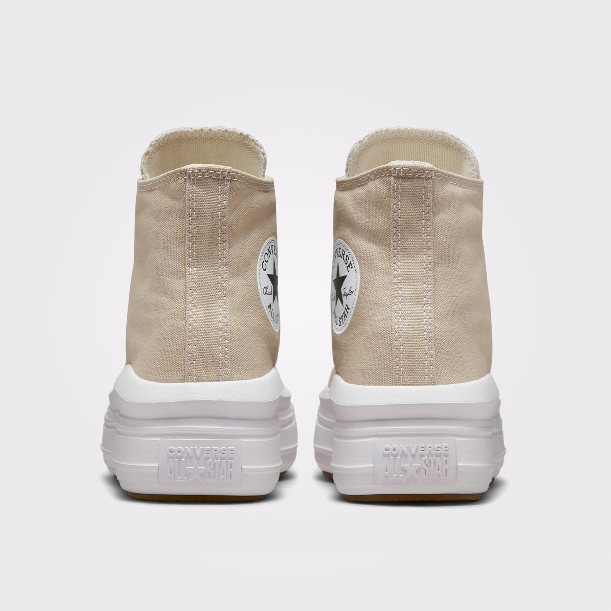 Converse Chuck Taylor All Star Move Platform Seasonal Color Kadın Krem Rengi Sneaker