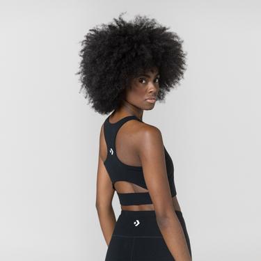  Converse Wordmark Kadın Siyah Bra
