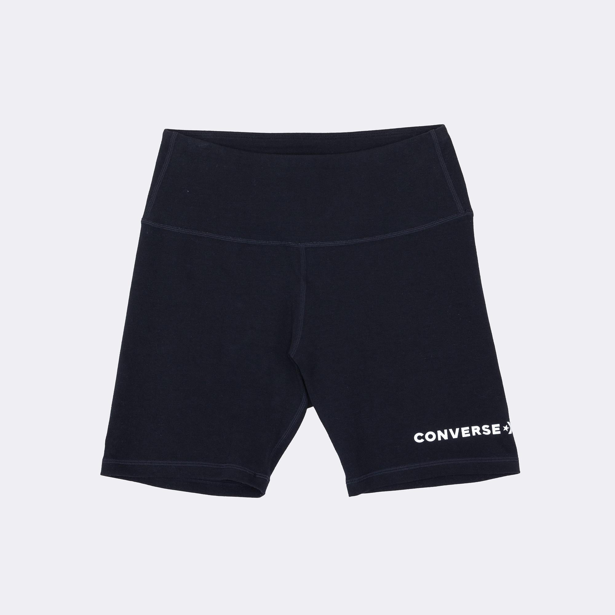 Converse Wordmark Kadın Siyah Bisiklet Şortu