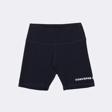  Converse Wordmark Kadın Siyah Bisiklet Şortu