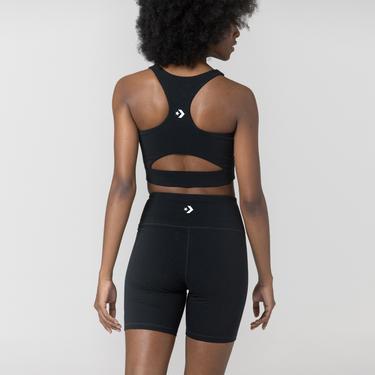  Converse Wordmark Kadın Siyah Bisiklet Şortu