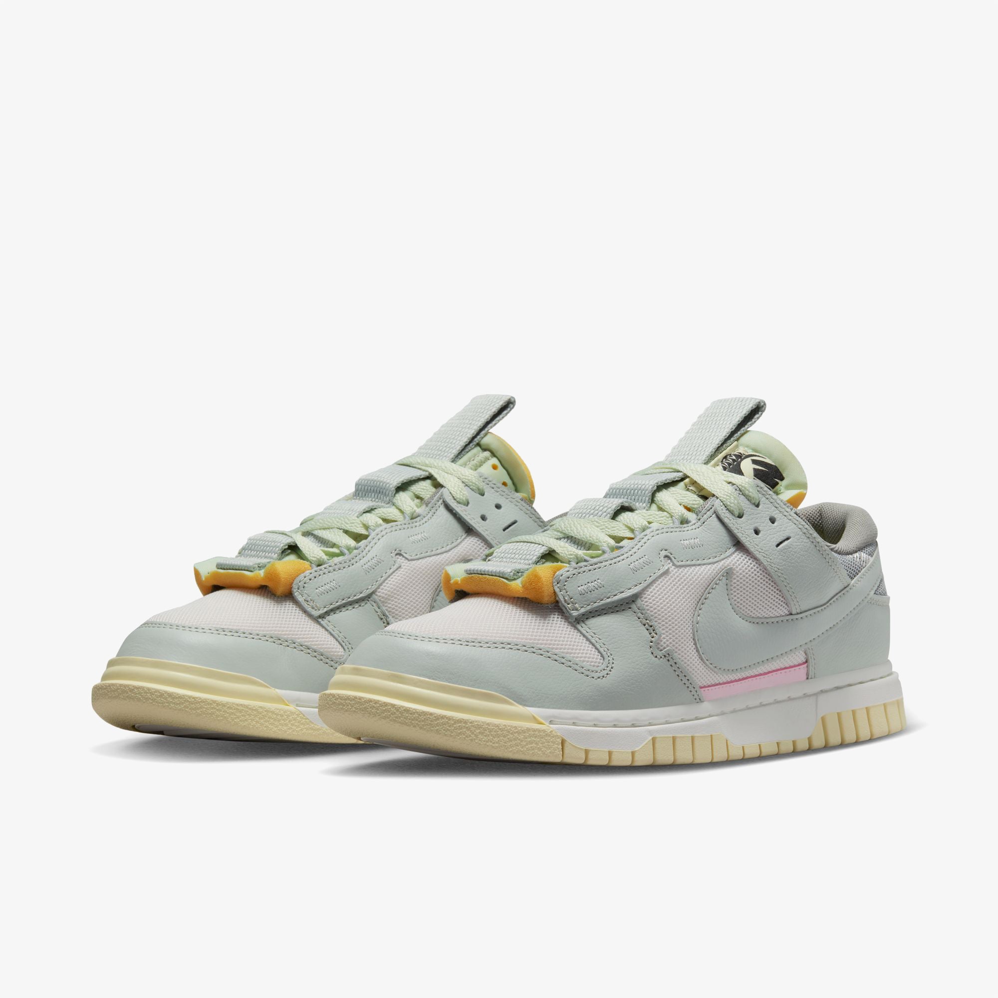 Nike Nike Beyaz Air Dunk Jumbo Erkek Gri Spor Ayakkabı Sneaker | FashFed Beyaz - 4. görsel