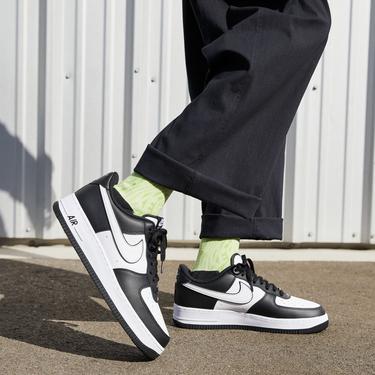  Nike Air Force 1 '07 Erkek Siyah Spor Ayakkabı