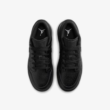  Jordan Air 1 Low Genç Çocuk Siyah Spor Ayakkabı