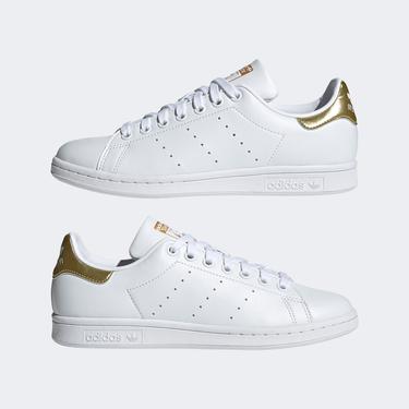  adidas Stan Smith Kadın Beyaz/Altın Rengi Spor Ayakkabı