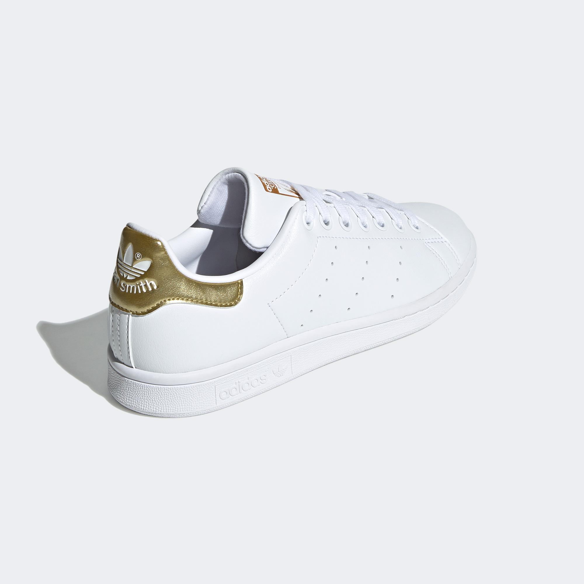 adidas Stan Smith Kadın Beyaz/Altın Rengi Spor Ayakkabı