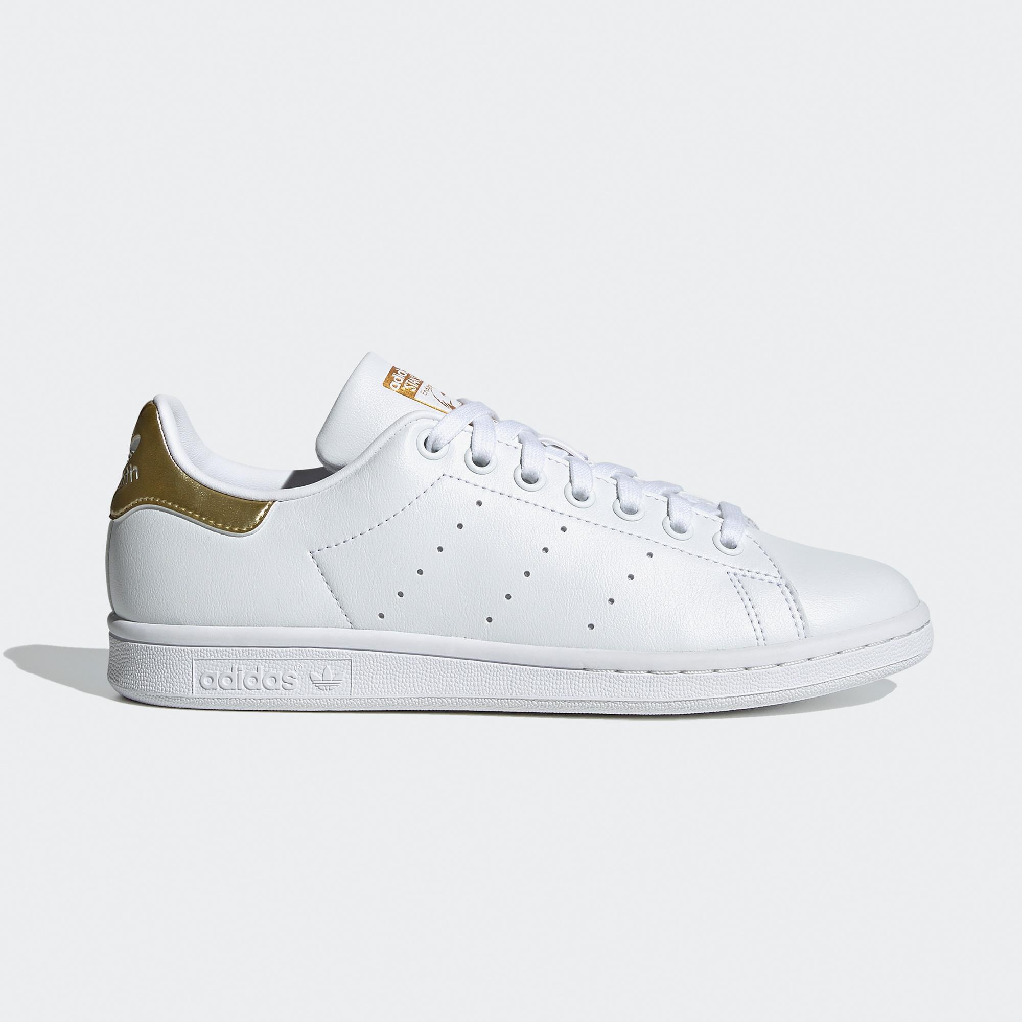 adidas Stan Smith Kadın Beyaz/Altın Rengi Spor Ayakkabı