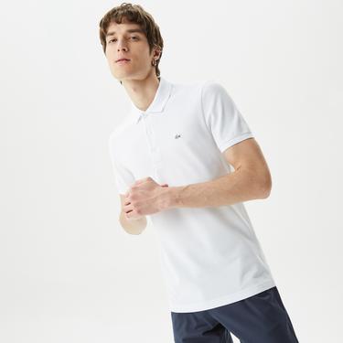  Lacoste Erkek Slim Fit Beyaz Polo