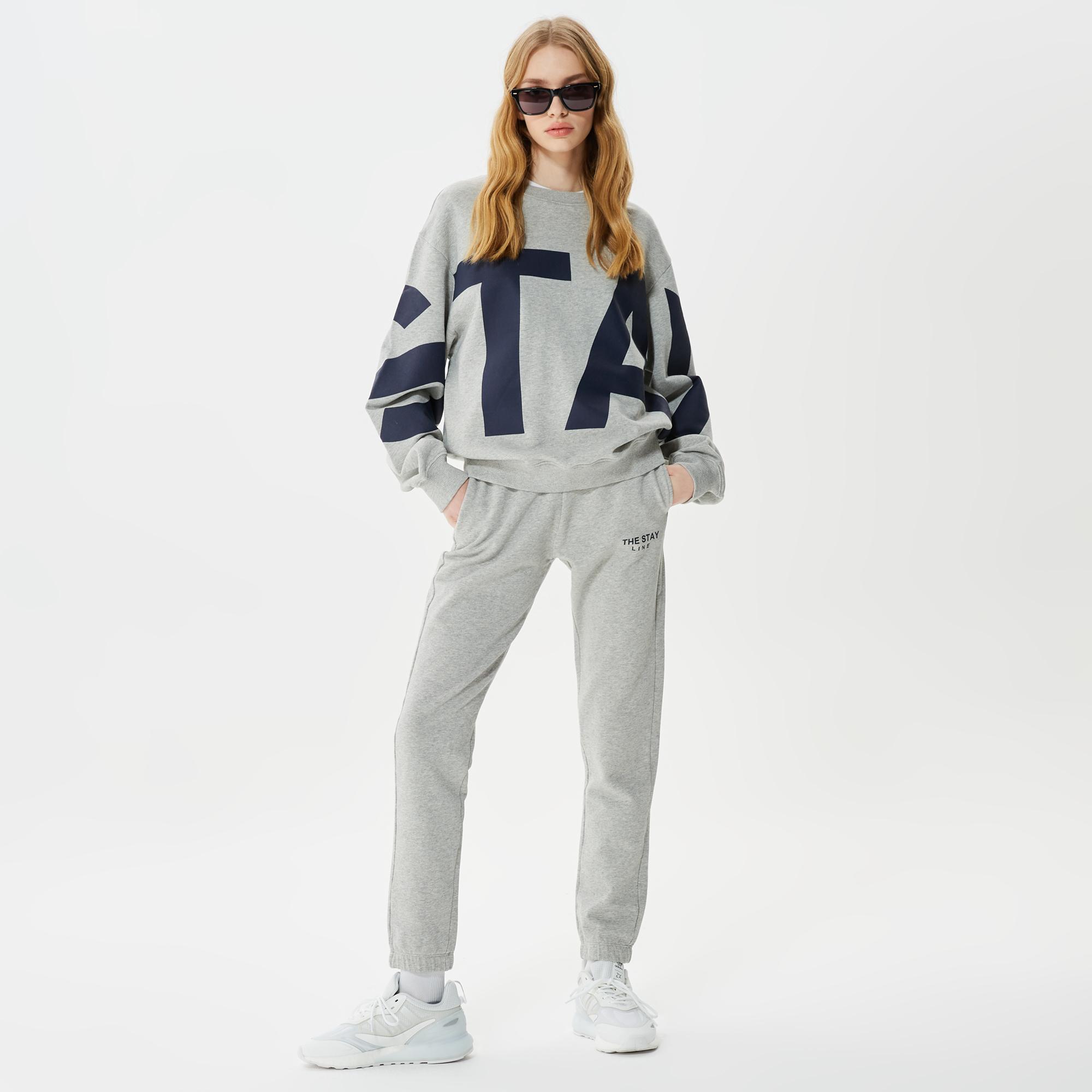 The Stay Line Veerlie Kadın Gri Eşofman Altı