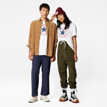  Converse Unisex Beyaz T-Shirt