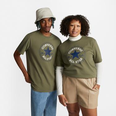  Converse Chuck Patch Unisex Haki T-Shirt