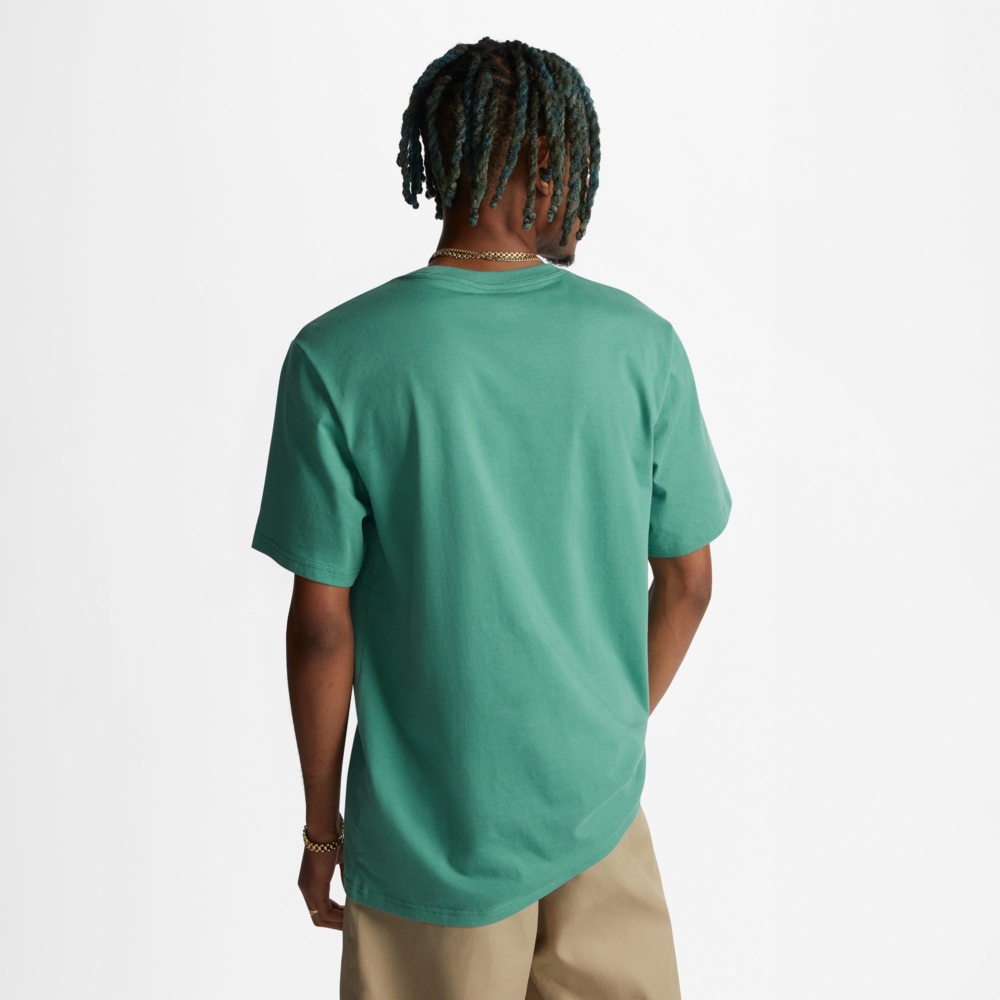 Converse Go-To Embroidered Star Chevron Unisex Yeşil T-Shirt