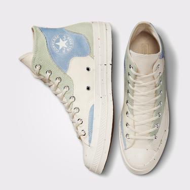  Converse Chuck 70 Craft Mix Unisex Krem Rengi Sneaker