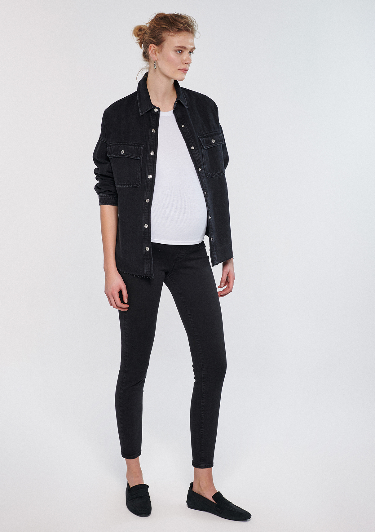  Mavi Vanessa Casual Gri Jean Pantolon 1043232046