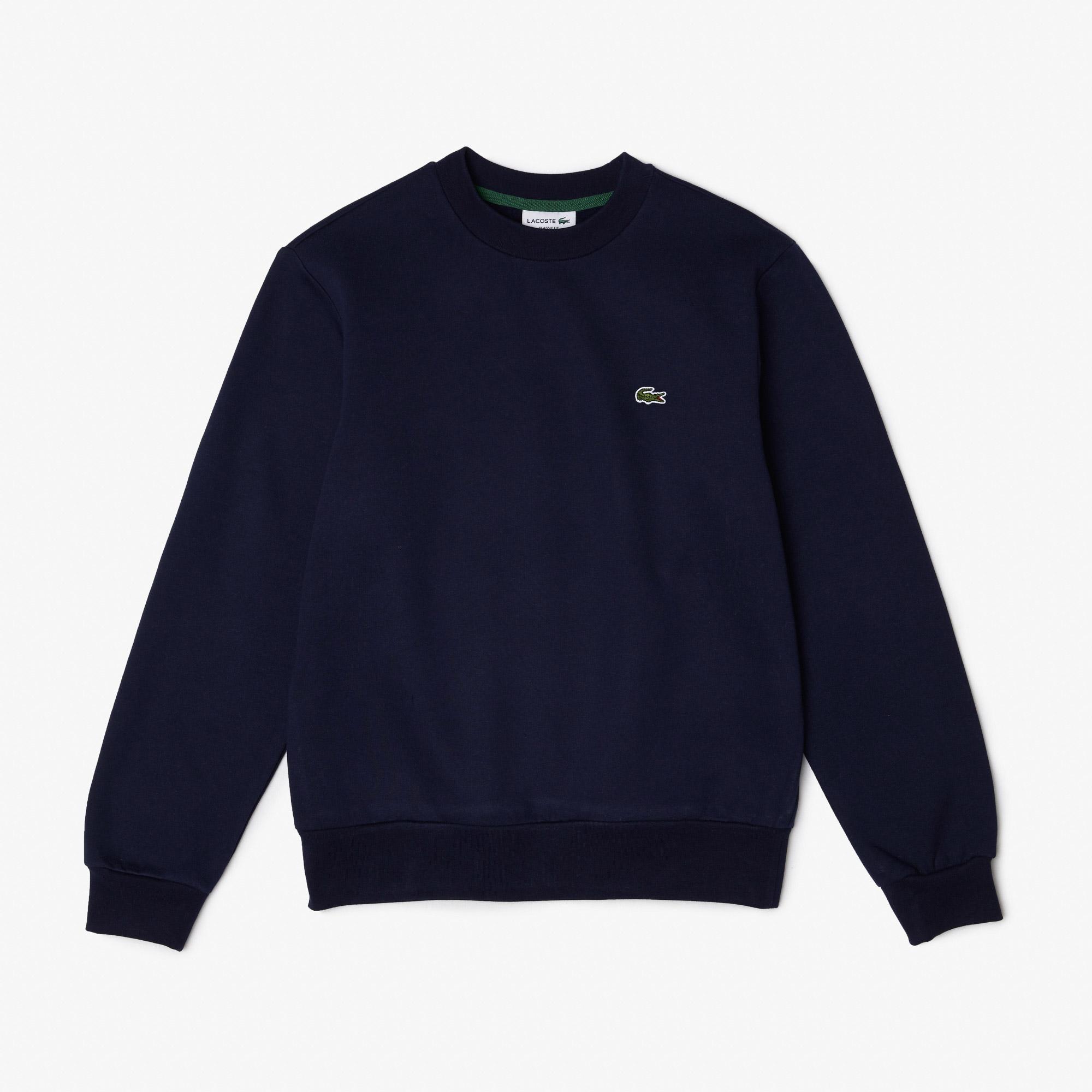 Lacoste Erkek Classic Fit Bisiklet Yaka Lacivert Sweatshirt