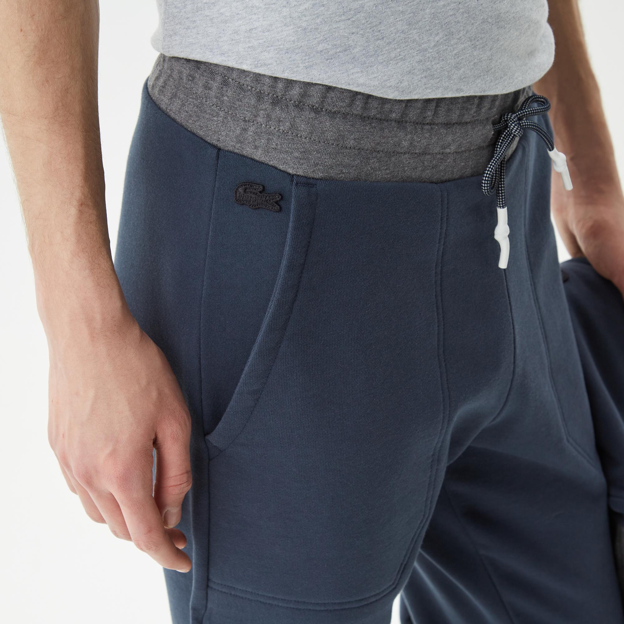 Erkek Regular Fit Renk Bloklu Lacivert Eşofman Altı